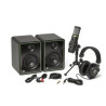 Kit altoparlanti e microfono mackie producer bundle con cuffie