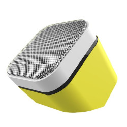 Altoparlante pantone speaker fluo bluetooth giallo [pt-bs003f]