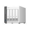 server nas qnap ts-433-4g cortex a55/4 bay/4gb/tower/bianco