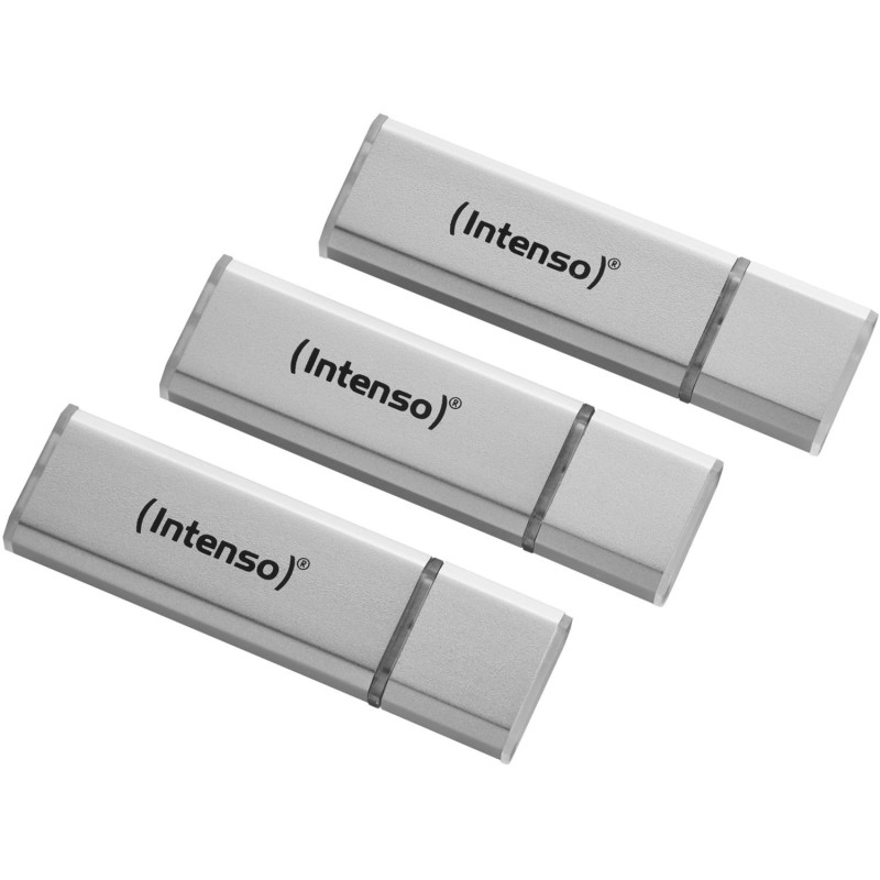 Pen drive 16gb intenso usb 2.0 argento 3pz [3521473]