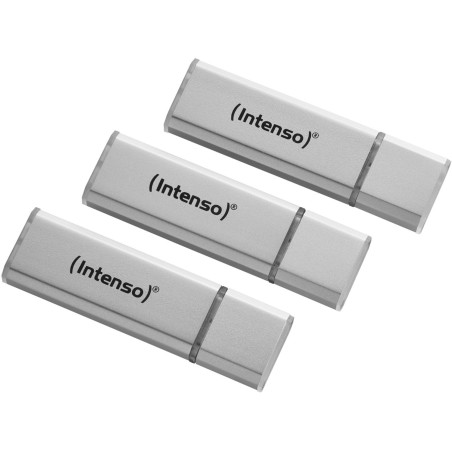 Pen drive 16gb intenso usb 2.0 argento 3pz [3521473]