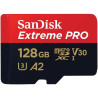 128gb scheda microsdxc sandisk extreme pro 200/90 mb/s a2 c10 v30