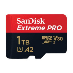 1tb scheda microsdxc sandisk extreme pro 200/140 mb/s a2 v30 con
