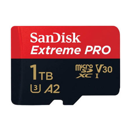 1tb scheda microsdxc sandisk extreme pro 200/140 mb/s a2 v30 con