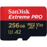 256gb scheda microsdxc sandisk extreme pro 200/140 mb/s a2 c10 v30