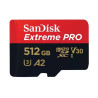 512gb scheda microsdxc sandisk extreme pro 200/140 mb/s a2 c10 v30