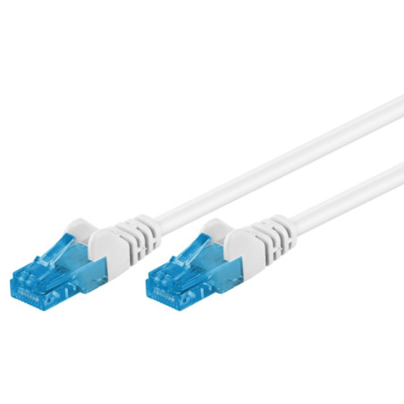 Cavo di rete goobay 59823 u/utp cat.6a lszh 26/7awg 0.5m bianco/blu