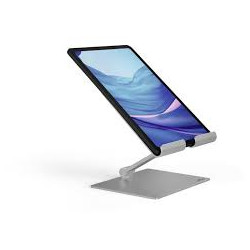 Supporto da tavolo durable per tablet 13" in alluminio argento