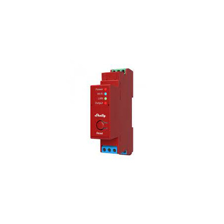 Rele' shelly pro 1pm wi-fi lan bluetooth rosso [shelly pro