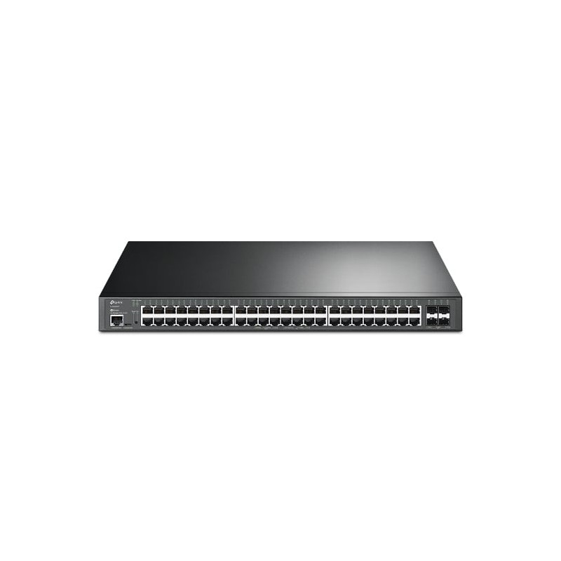 Switch tp-link jetstream 48-port 10ge poe+ 500w nero [tl-sg3452xp]