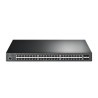 Switch tp-link jetstream 48-port 10ge poe+ 500w nero [tl-sg3452xp]