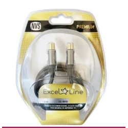 Cavo antenna nuovavideosuono iec/5mm/3m/nero [xclant03]