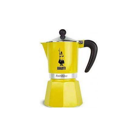 Caffettiera bialetti rainbow 6-tazzine giallo [0004983]