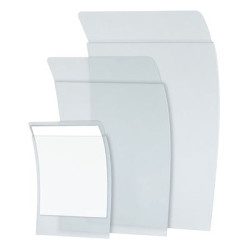 Buste trasparenti a u sei rota 25 pz. a sacco con patella 8,6x5,4cm