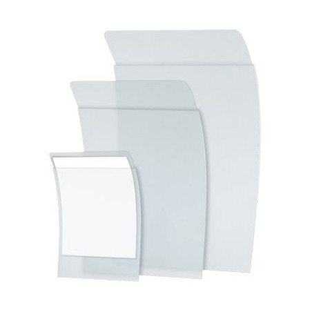 Buste trasparenti a u sei rota 25 pz. a sacco con patella 8,6x5,4cm