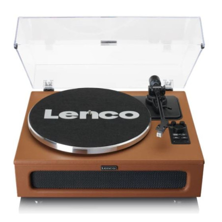 Giradischi lenco con altoparlanti incorporati radio/bluetooth/marone