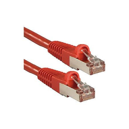 Cavo di rete lindy s/ftp cat6a 1.0m rosso [47162]