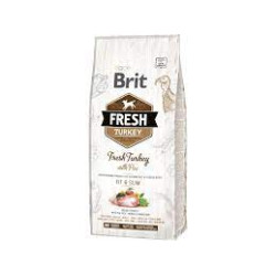 Cibo secco per cani brit fresh turchia con piselli light fit &