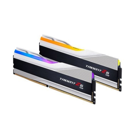 Ram dimm ddr5 32gb g.skill 6000-32 trident z5 rgb argento [f5-6000j3238f16gx2-tz5rs]