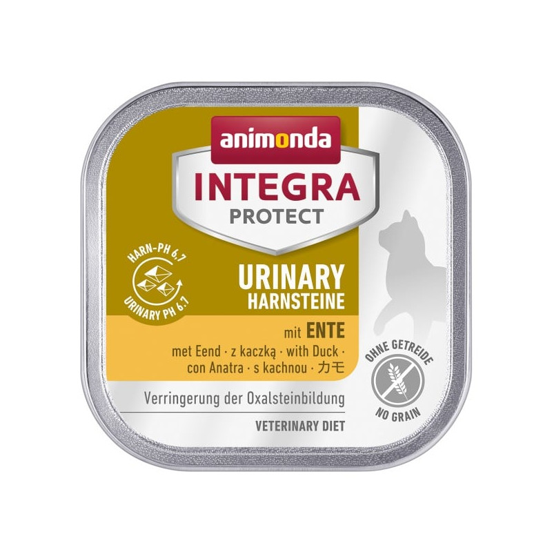 Mangime umido animonda integra protect anatra per gatti 16x100g