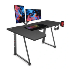 Scrivania da gioco huzaro hero 7.7 nero [823152463-62]