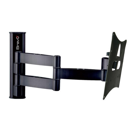 Supporto murale bravo lcd 10 da 23 a 40 3 snodi max 20kg in alluminio