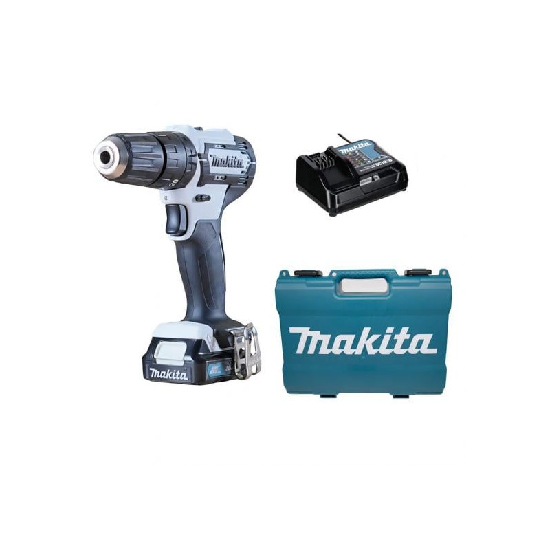 Trapano a percussione makita hp333dsaw white edition 12v 2.0ah [hp333dsaw]