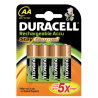 Pila ricaricabile duracell 4 pz. staycharged aa stilo b4 [75071755]