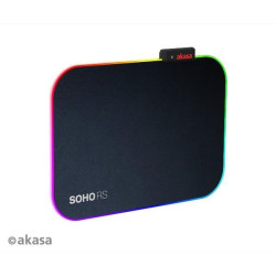 Mousepad akasa soho rs 350 x 250 x 4 mm nero [ak-mpd-06rb]
