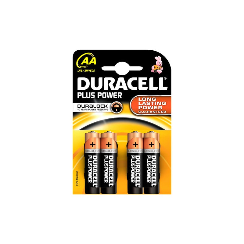 Pila duracell 4 pz. plus power aa stilo b4 [81288304]
