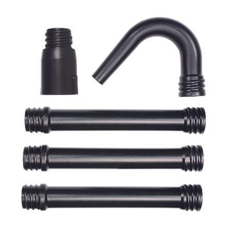 Set di grondaie einhell gp-lb 18/200 li e in plastica 5pz/nero