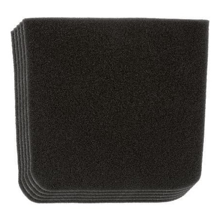 Filtro in schiuma einhell per liquidi e secchi 5pz/10mm/nero [2351134]