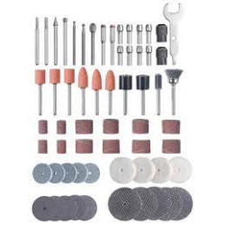 Set di accessori einhell tc-xg 75 per molatura/lucidatura 61pz