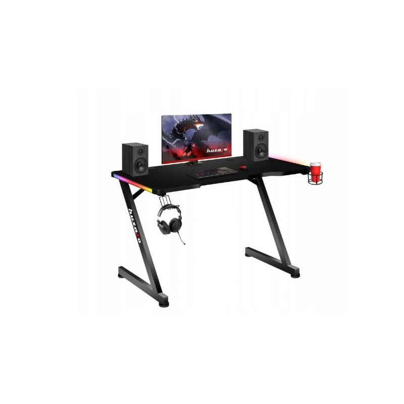 Scrivania da gioco huzaro 120 x 75 x 60 cm [hz-hero 2.5 rgb]