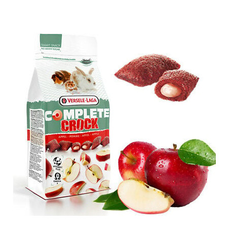 Cibo per roditori versele-laga crock apple snack 50 g rabbit