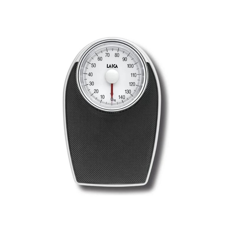 Bilancia pesapersona laica meccanica 150kg nero bianco [ps2024]