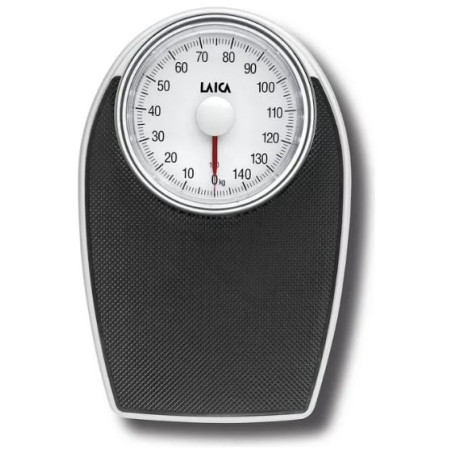 Bilancia pesapersona laica meccanica 150kg nero bianco [ps2024]