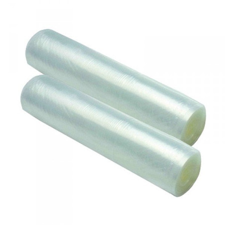 Set sacchetti per sottovuoto magic vac anp1066 20x600cm 2rotoli trasparenti