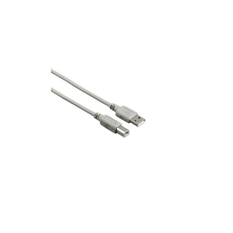 Cavo usb hama usb a/b 2.0 3m grigio