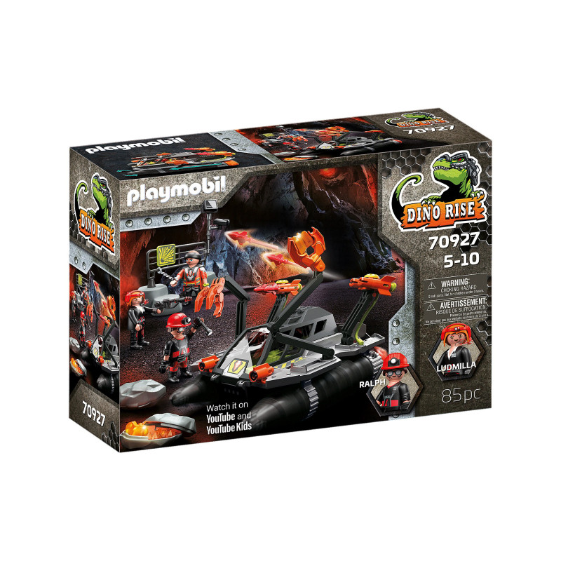 Set da gioco playmobil dino rise navetta da demolizione comet corp