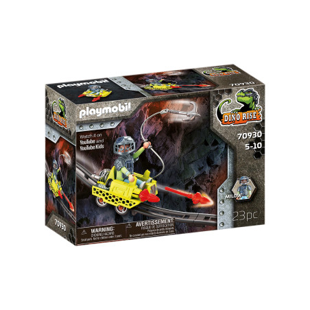 Set da gioco playmobil dino rise mine cruiser multicolore [70930]