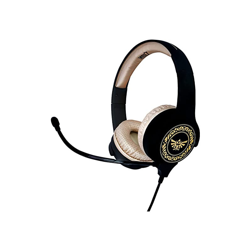 Cuffie otl crest black and gold kids per bambini cablato/nero