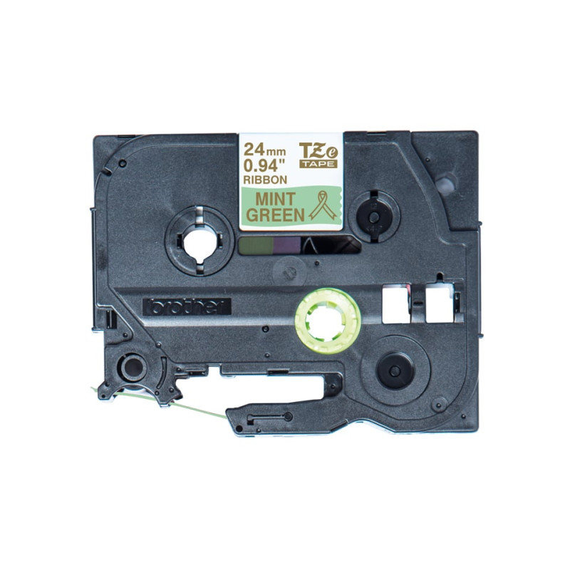 Nastro in tessuto brother 24mm/oro/verde [tzerm54]