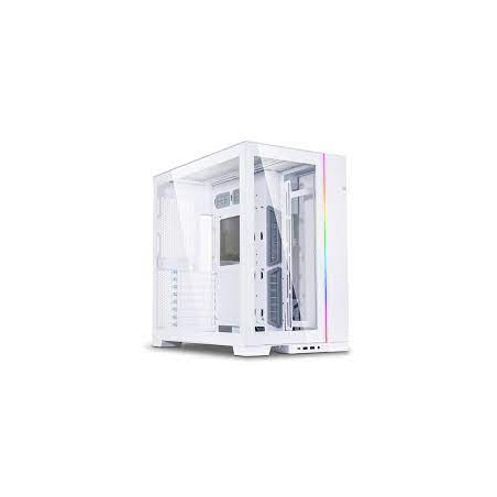 Case lian li o11 dynamic evo midi torre con vetro temperato bianco