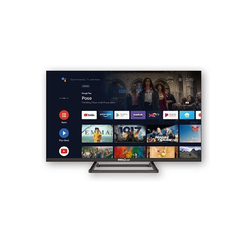 Tv led 32" digiquest frameless 1366x768 e [tv00069]