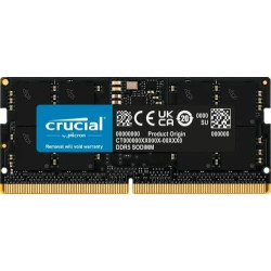Ram so-dimm ddr5 16gb crucial 4800 cl40 [ct16g48c40s5]