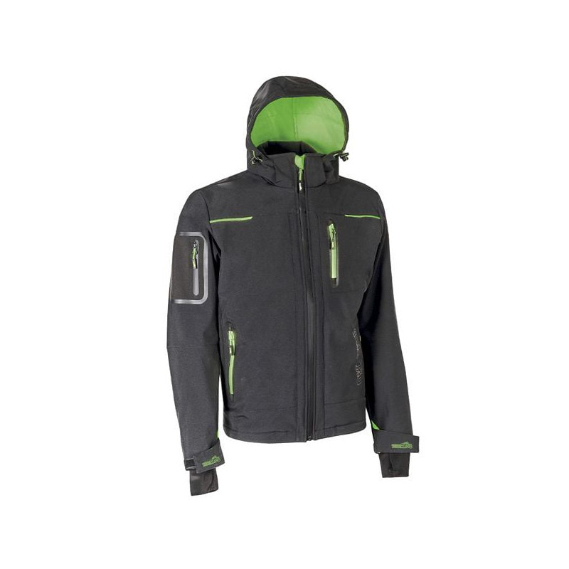 Giacca da lavoro u power in softshell con membrana u-tex xll