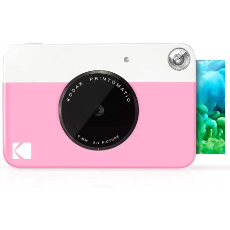 Fotocamera istantanea kodak printomatic rosa