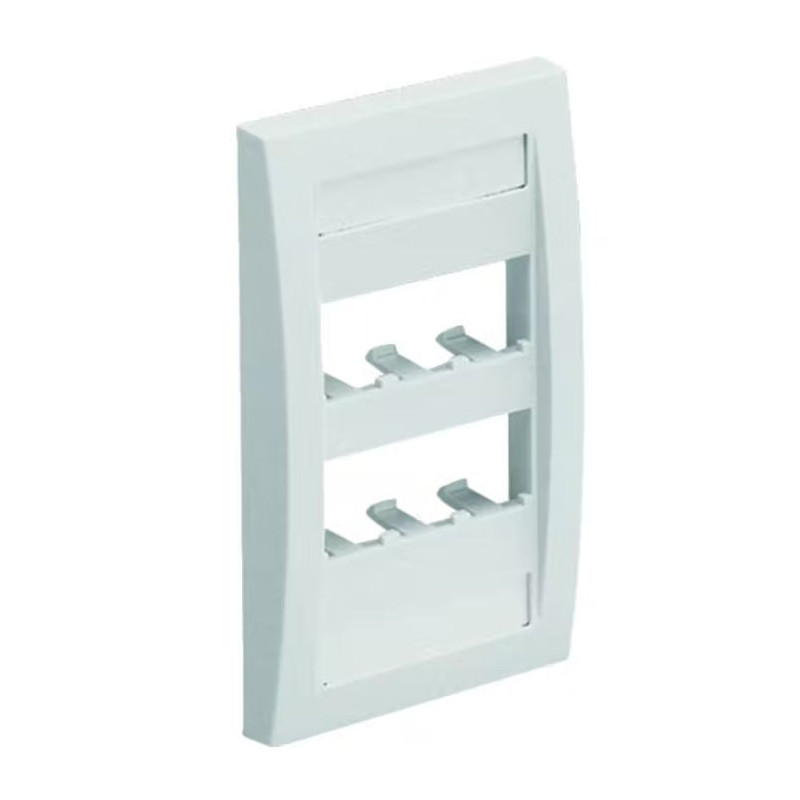 Piastra frontale panduit per 6 porte bianco [cfpe6iwy]