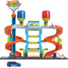 Gioco da costruzione hot wheels city mega autolavaggio a torre multicolore